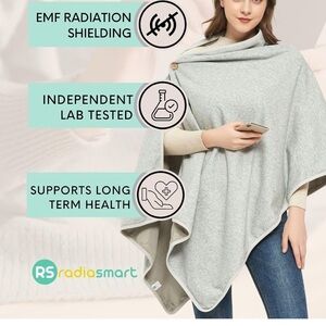 Radia smart anti-radiation poncho/blanket